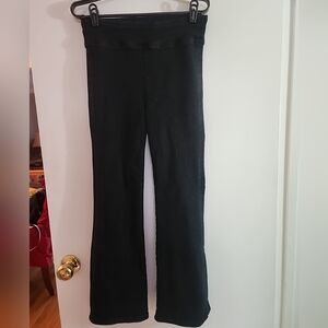 Frame Wide Leg Black Denim Jeans Pants